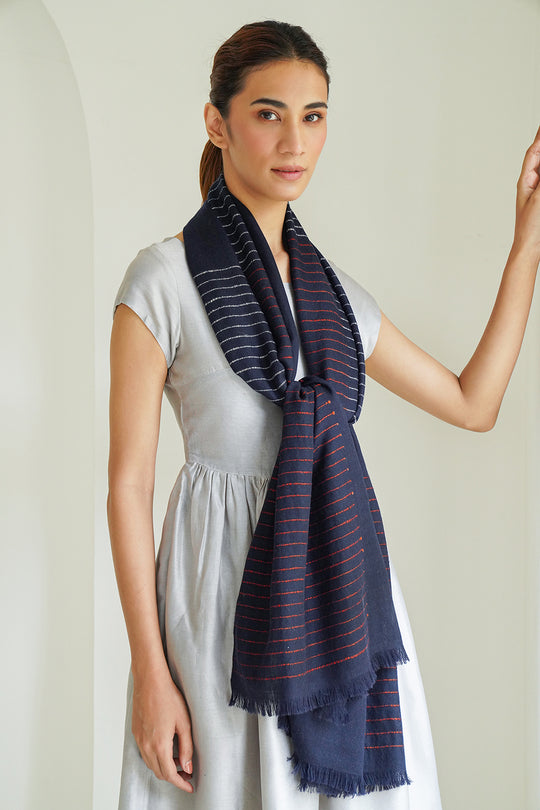 Kashmir Loom Steppe Cashmere Stole