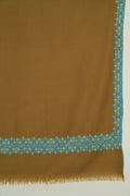 Kashmir Loom Sozni Navid Borderdar Hand Embroidered Pashmina Shawl Herb