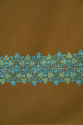 Kashmir Loom Sozni Navid Borderdar Hand Embroidered Pashmina Shawl Herb