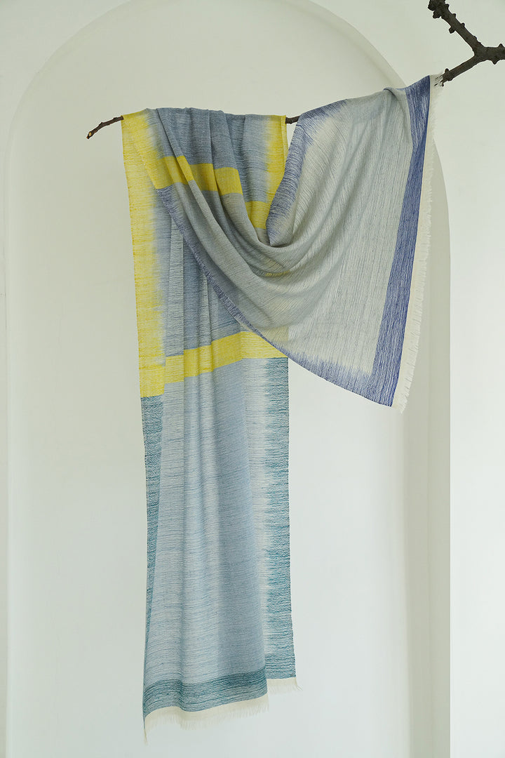 Cashmere Ikat Women's Stole | Kashmir Loom
