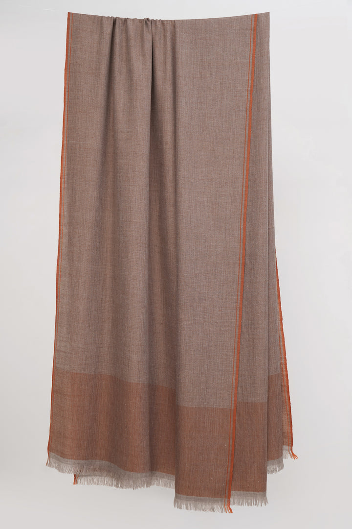 Kashmir Loom | Nilgiri Brass Natural Shawl