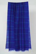 Noah Cashmere Stole Cobalt Egyptian Blue