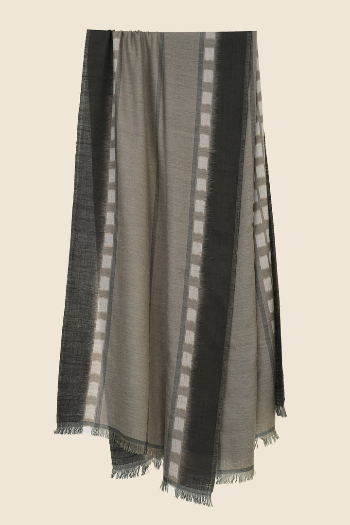 Kashmir Loom Nomad Cashmere Shawl 100 x 215 cms