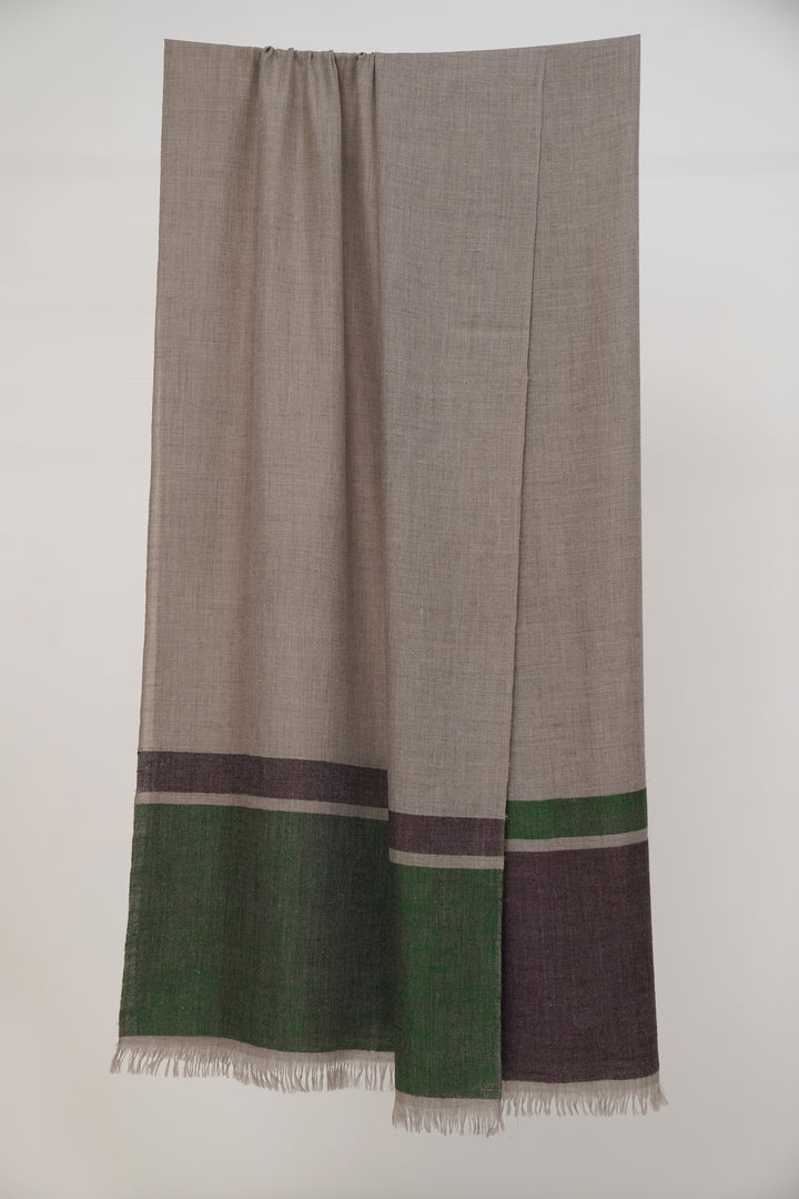 Kashmir Loom | Outlook Garnet Fir Shawl