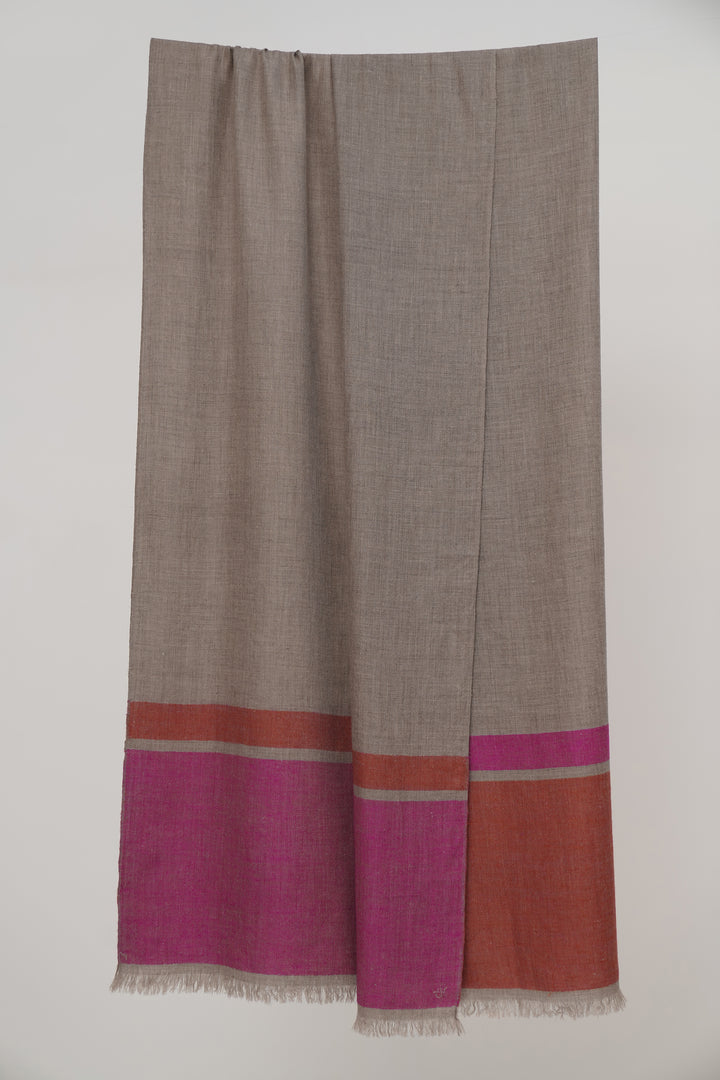 Kashmir Loom | Outlook Magenta Lava Shawl
