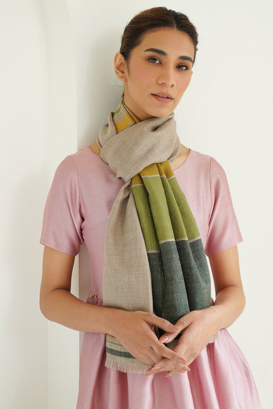 Pente 羊绒披肩和围巾