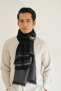 Kashmir Loom Pente Cashmere Mens Scarf