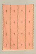 Kashmir Loom Sozni Samina Khatrast Butidar Hand Embroidered Pashmina Stole Salmon