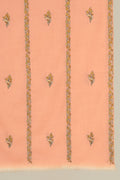 Kashmir Loom Sozni Samina Khatrast Butidar Hand Embroidered Pashmina Stole Salmon