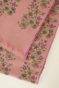 Kashmir Loom Kani Nahiza Khatrast Hand Woven Large Pashmina Shawl Rose