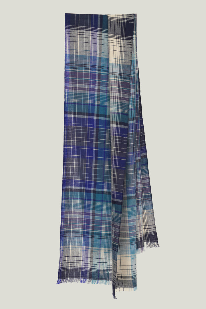 Kashmir Loom Plaid Cashmere Mens Scarf