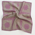 Charbagh Hand Embroidered Mens Cashmere Pocket Square