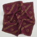 Khatrast Hand Embroidered Mens Cashmere Pocket Square