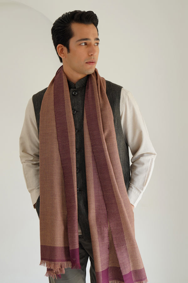 Poem Cashmere Mens Large Scarf