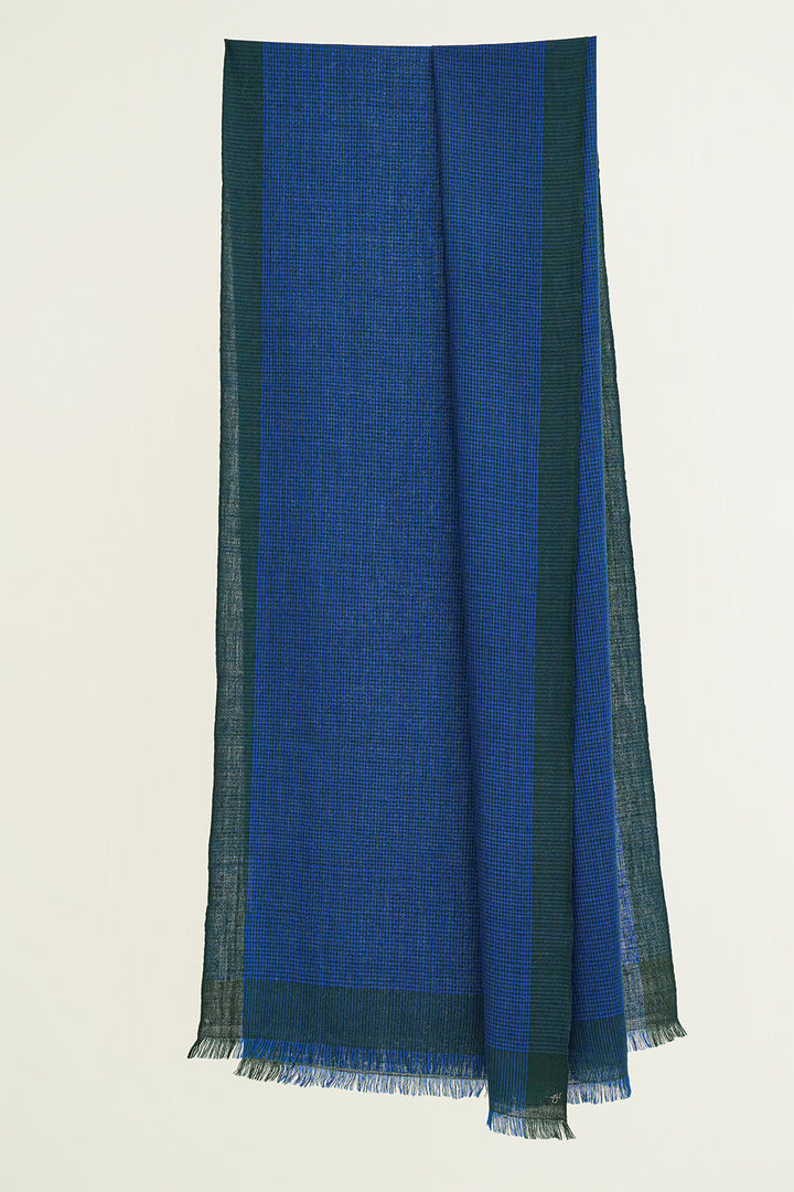 Cashmere Check Women's Stole | Kashmir Loom