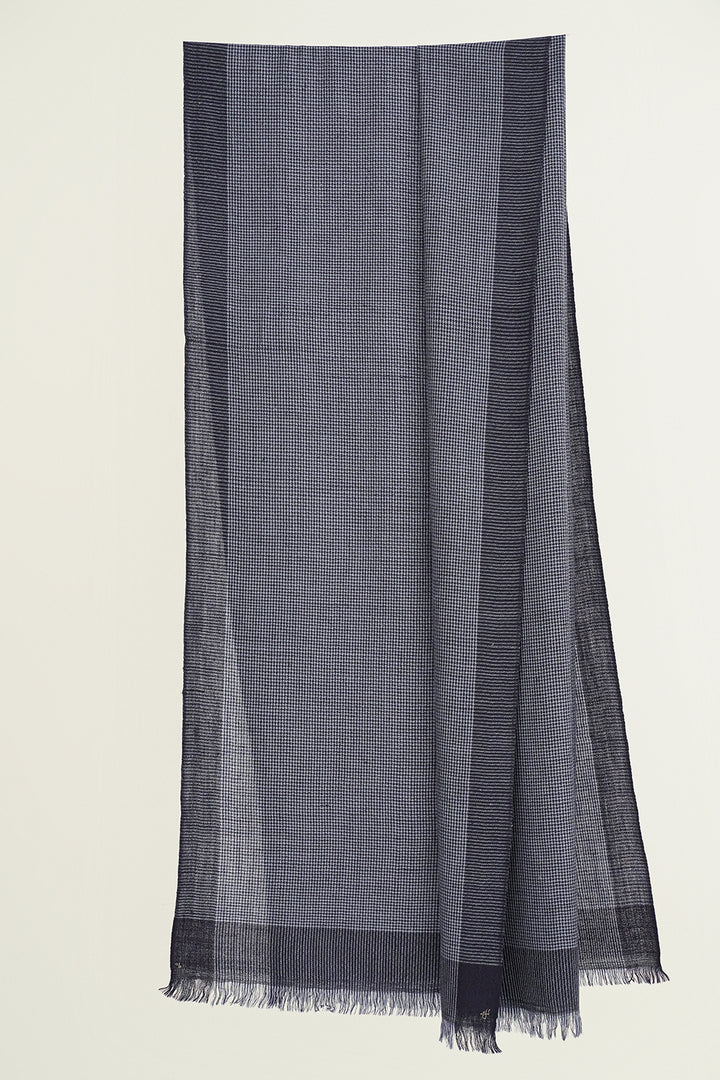 Cashmere Check Women's Stole | Kashmir Loom