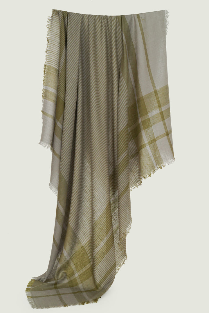 Kashmir Loom Poise  Cashmere Square Scarf