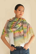 Kashmir Loom Rainbow Cashmere Stole
