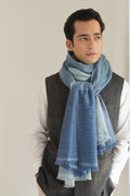 Kashmir Loom Rhythm Cashmere Mens Large Shawl