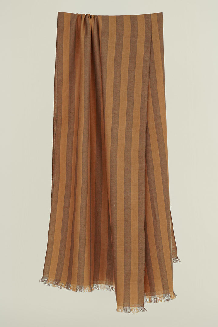 Cashmere Stripes Women's Shawl | Kashmir Loom