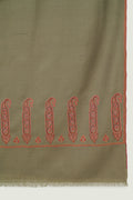 Soraya Paisley Palledar Hand Embroidered Pashmina Shawl