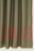 Soraya Paisley Palledar Hand Embroidered Pashmina Shawl