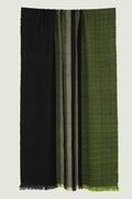 Kashmir Loom Spectra Cashmere Large Scarf Black Banana Tree