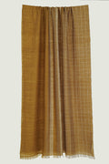 Kashmir Loom Spectra Cashmere Large Scarf Natural Gold