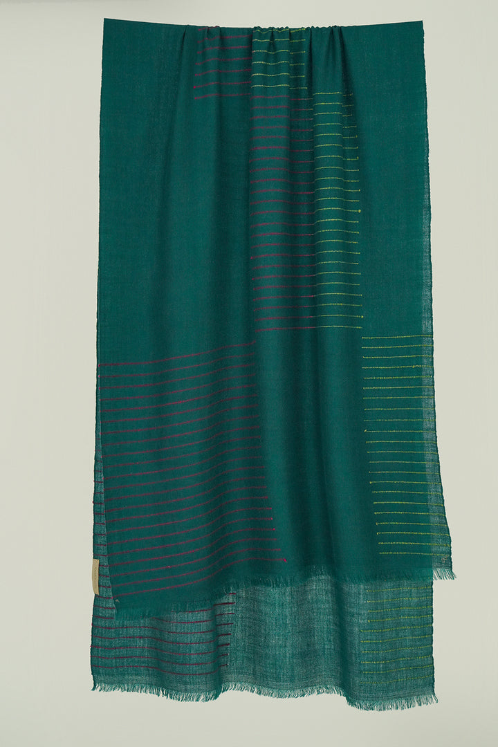 Kashmir Loom Steppe Cashmere Mens Large Scarf