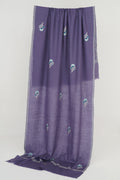 Heera Bail Buti Hand Embroidered Pashmina Stole Sundown