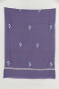 Heera Bail Buti Hand Embroidered Pashmina Stole Sundown