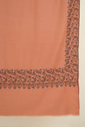 Kashmir Loom Sozni Mehrish Dordar Hand Embroidered Pashmina Shawl Lemonade