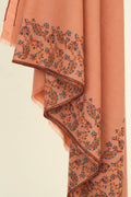 Kashmir Loom Sozni Mehrish Dordar Hand Embroidered Pashmina Shawl Lemonade