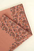 Kashmir Loom Sozni Mehrish Dordar Hand Embroidered Pashmina Shawl Lemonade