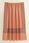 Kashmir Loom Sozni Mehrish Dordar Hand Embroidered Pashmina Shawl Lemonade