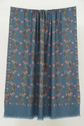 Kani Taheera Hand Woven Large Pashmina Shawl Teal