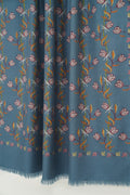 Kani Taheera Hand Woven Large Pashmina Shawl Teal