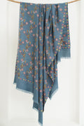 Kani Taheera Hand Woven Large Pashmina Shawl Teal