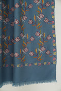 Kani Taheera Hand Woven Large Pashmina Shawl Teal