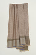 Metallic Cashmere Stripes Shawl and Stole | Kashmir Loom