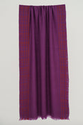 Cashmere Check Women's Stole | Kashmir Loom