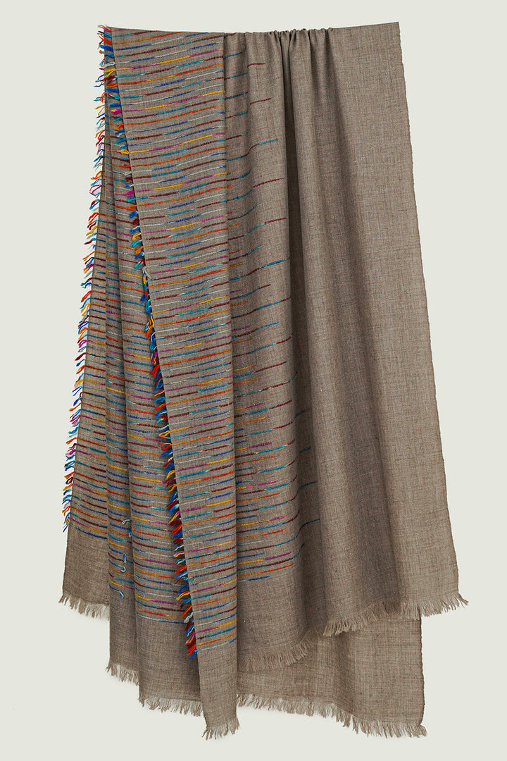 Kashmir Loom Upcycle Cashmere Shawl