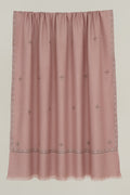 Kahsmir Loom Sozni Viyana Hashiya Buti Hand Embroidered Pashmina Shawl Blush