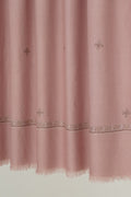 Kahsmir Loom Sozni Viyana Hashiya Buti Hand Embroidered Pashmina Shawl Blush