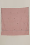 Kahsmir Loom Sozni Viyana Hashiya Buti Hand Embroidered Pashmina Shawl Blush