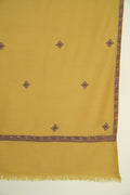 Kashmir Loom Sozni Viyana Hashiya Buti Hand Embroidered Pashmina Shawl Gild