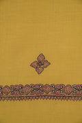 Kashmir Loom Sozni Viyana Hashiya Buti Hand Embroidered Pashmina Shawl Gild