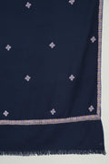 Kashmir Loom Sozni Viyana Hashiya Buti Hand Embroidered Pashmina Shawl Pencil