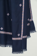 Kashmir Loom Sozni Viyana Hashiya Buti Hand Embroidered Pashmina Shawl Pencil
