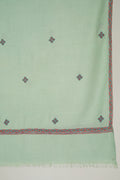 Kashmir Loom Sozni Viyana Hashiya Buti Hand Embroidered Pashmina Shawl Pool